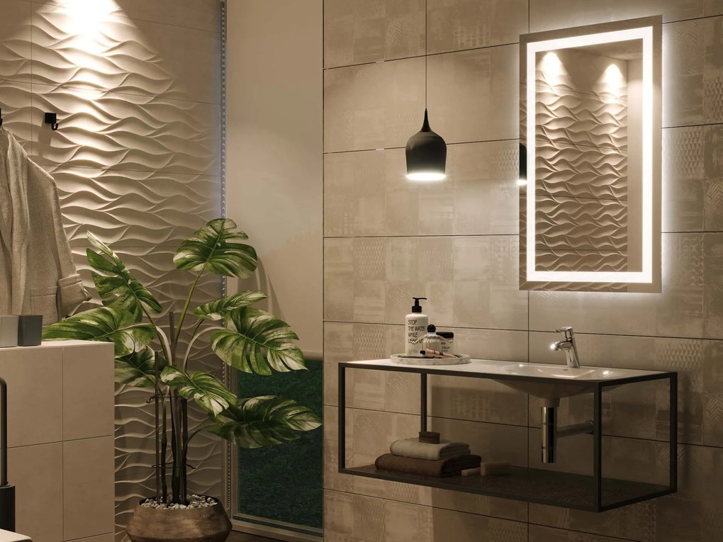 Specchio con illuminazione LED  M7