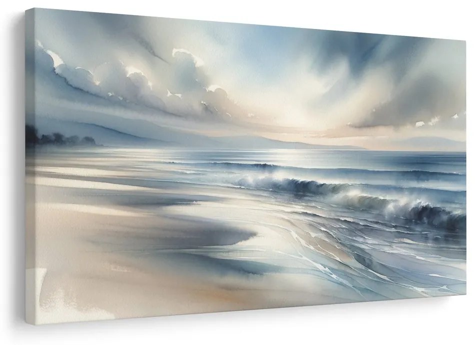 Quadro su tela – Mare calmo all’alba