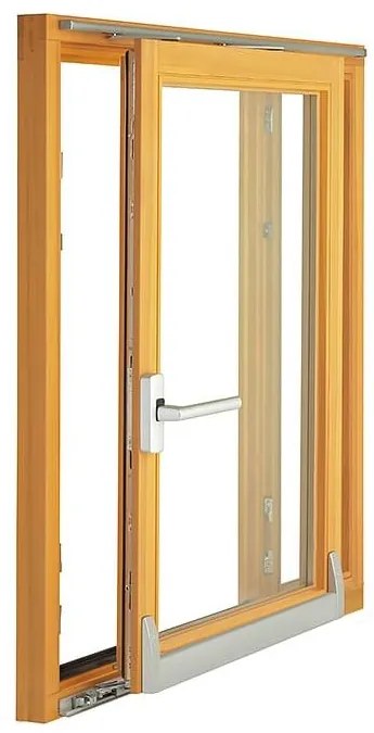 Porta scorrevole a ribalta, legno, Classico IV 68, Pino, Chiaro 325, 1510x1635 mm, 2 ante, ribalta-scorrimento parallelo a sinistra (PSK)