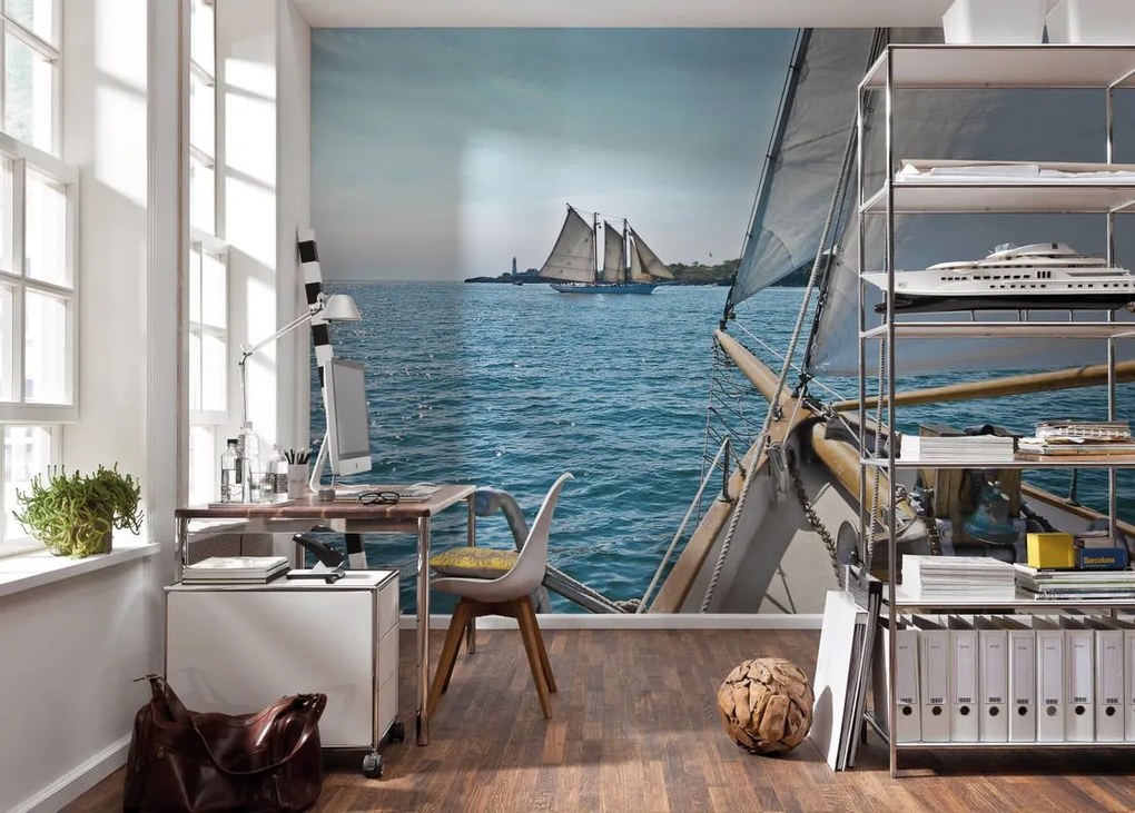 Fotomurale KOMAR Sailing, Multicolore 368X254 cm