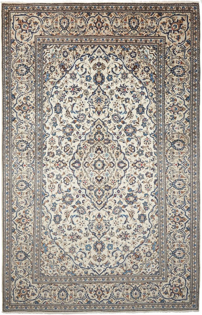 Kashan Tappeto persiano 300x210 Beige (Iran) Annodato A Mano