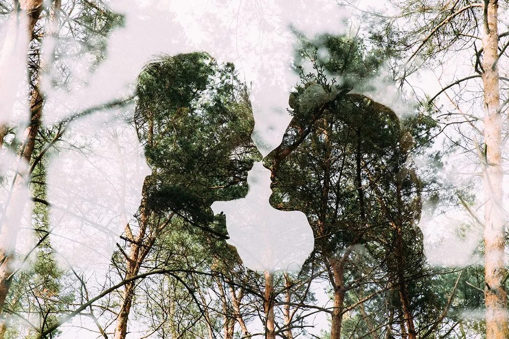 Carta da parati – Forma dell'amore
