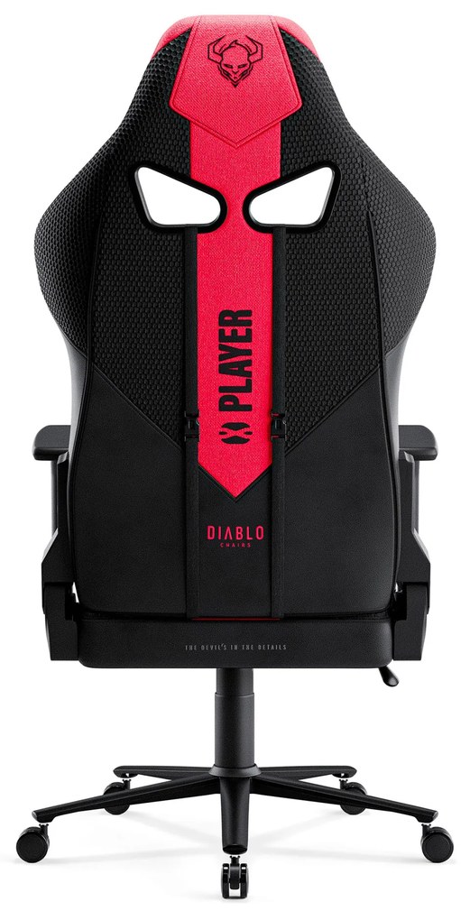 Sedia da gaming Diablo X-Player 2.0 In Materiale King Size: Cremisi-Antracite