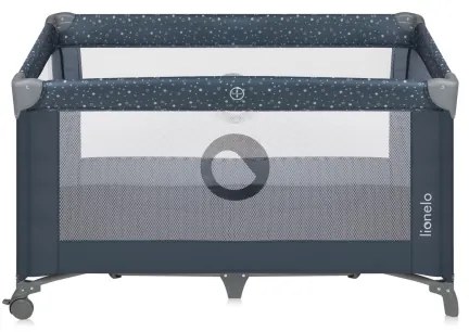 Lionelo - Lettino da viaggio STEFI Blu-Grigio