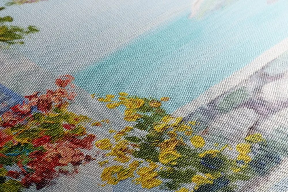 Stampa su tela – Casetta sul mare