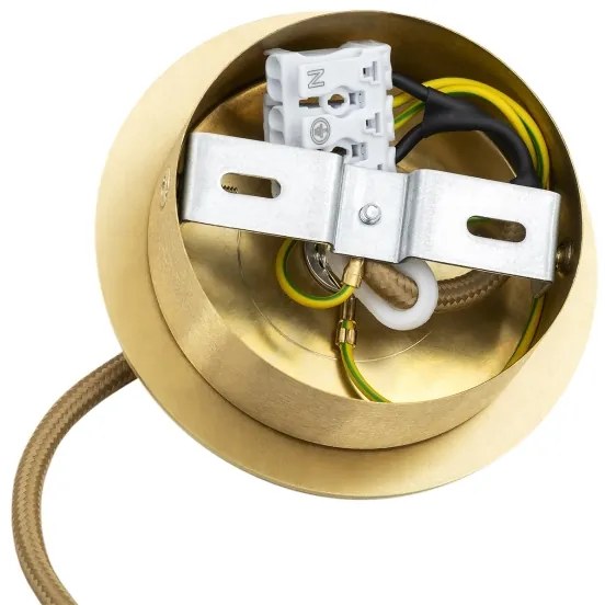 Argon 8489 - Lampadario a sospensione con filo HAMPTON 1xE14/7W/230V oro