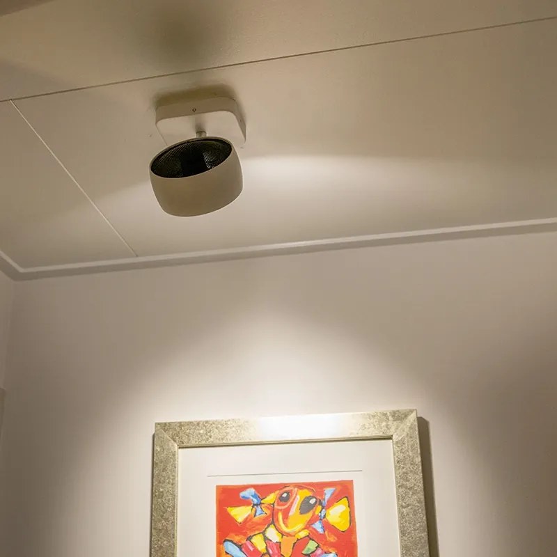 Faretto di design con snodo quadrato e inclinazione - Go Nine