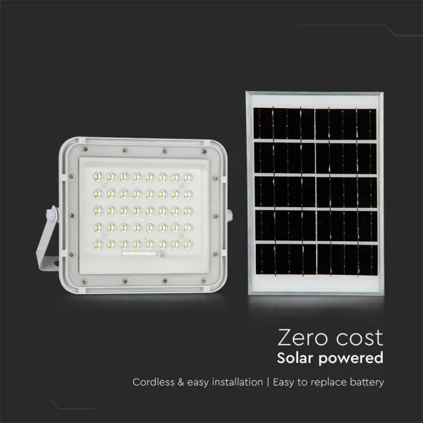 LED Proiettore solare da esterno LED/6W/3,2V IP65 6400K bianco + +TC