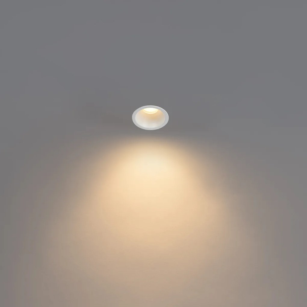 Set di 12 faretti incasso bianchi GU10 35mm IP44 - Dept