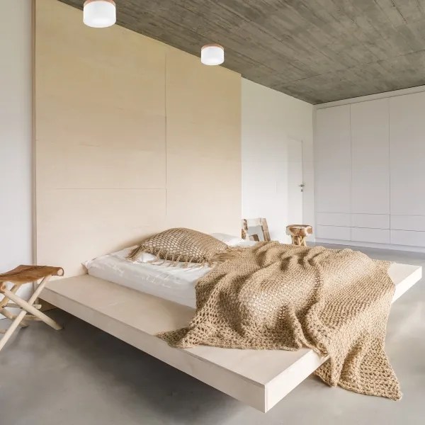 Brilagi - LED Plafoniera BELLADONNA 1xE27/15W/230V diametro 30 cm bianco/quercia