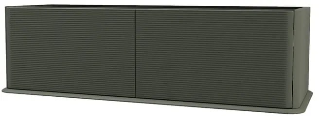 Mobile da bagno sotto lavabo BADEN HAUS Bohemia verde laccato opaco L 144 x H 42 x P 50 cm 2 cassetti, lavabo non incluso