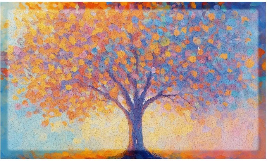 Zerbino in PVC 40x70 cm Tree Of Life – Artsy Doormats