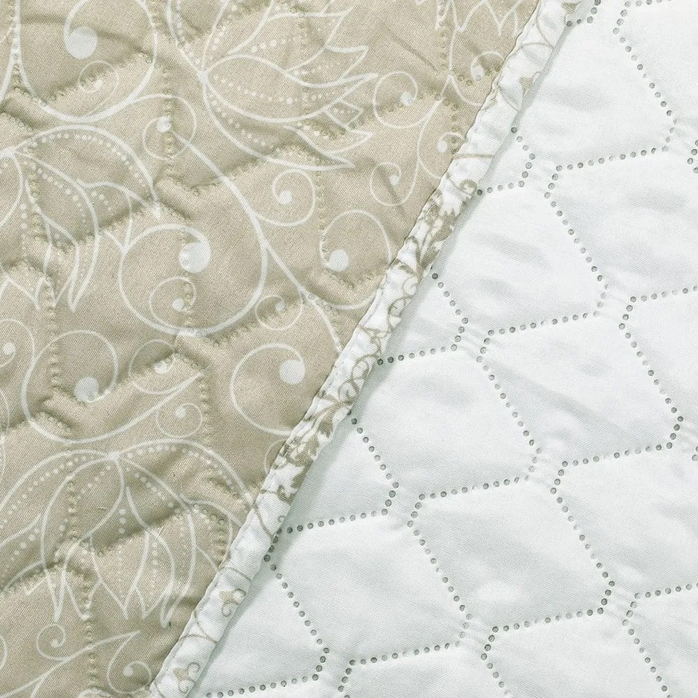 Copriletto bifacciale beige in microfibra , 240 x 260 cm Alhambra - DecoKing