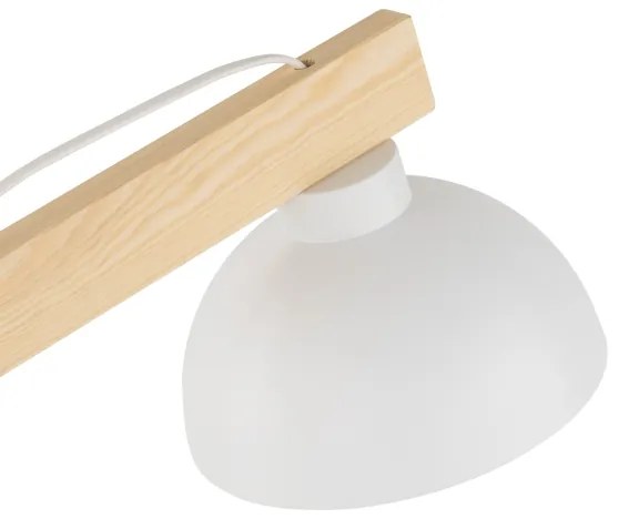 Lampada da tavolo OSLO 1xE27/15W/230V pino/bianco