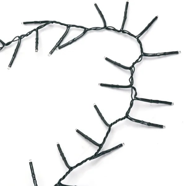 Aigostar - Catena LED natalizia da esterno 200xLED/8 funzioni 8m IP44 bianco freddo