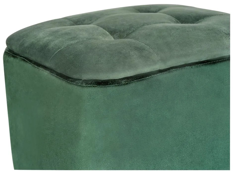 Sgabello in velluto verde - Wenko