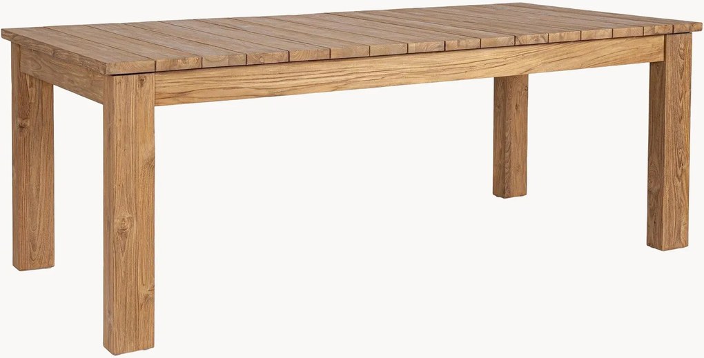 Tavolo da giardino allungabile in legno di teak Zorritos, 220-300 x 100 cm