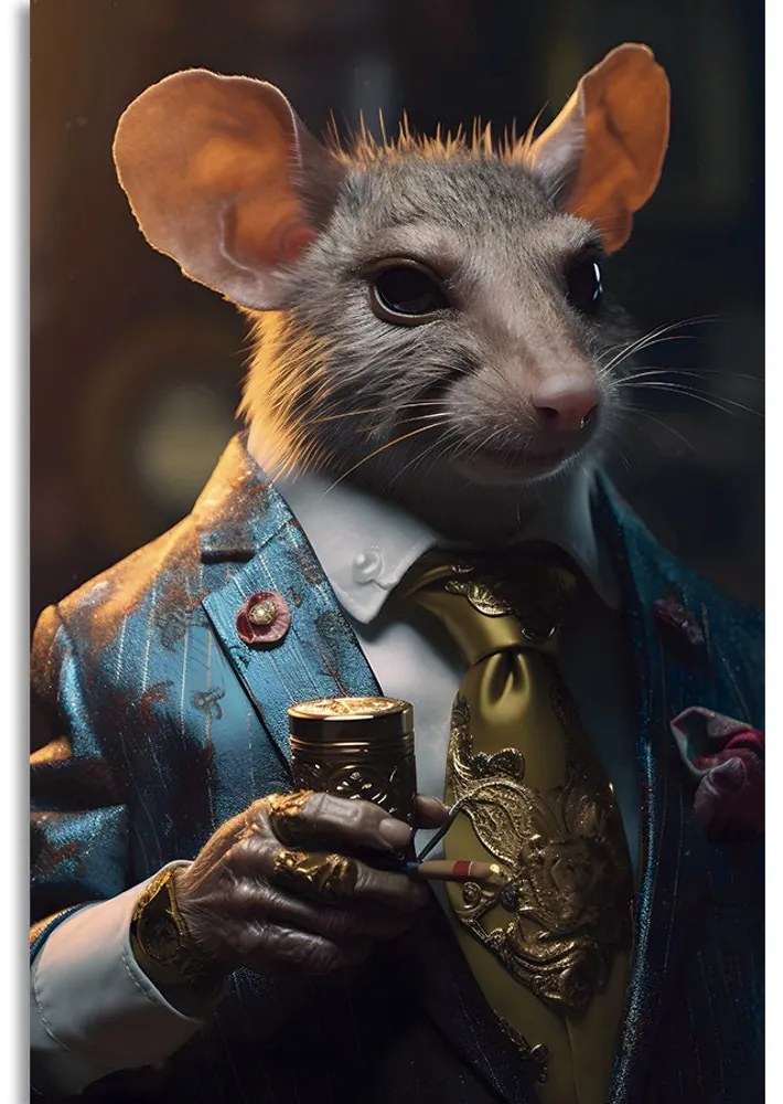 Quadro su tela – Gangster animale ratto