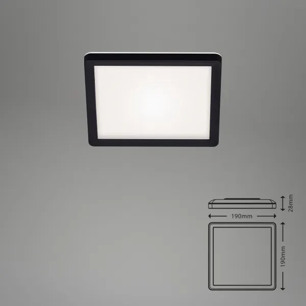 Briloner 7153-415 - Plafoniera LED SLIM LED/12W/230V 19x19 cm