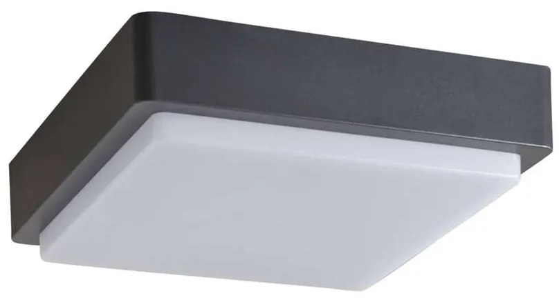 Lindby - Nermin Square LED Applique da Esterno IP65 Dark Grey/White Lindby