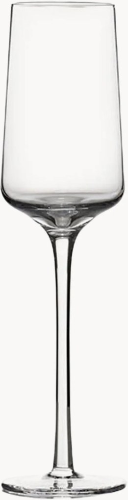 Flute da champagne in cristallo Rocks 2 pz