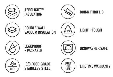 Tazza termica verde da 350 ml AeroLight Transit - Stanley