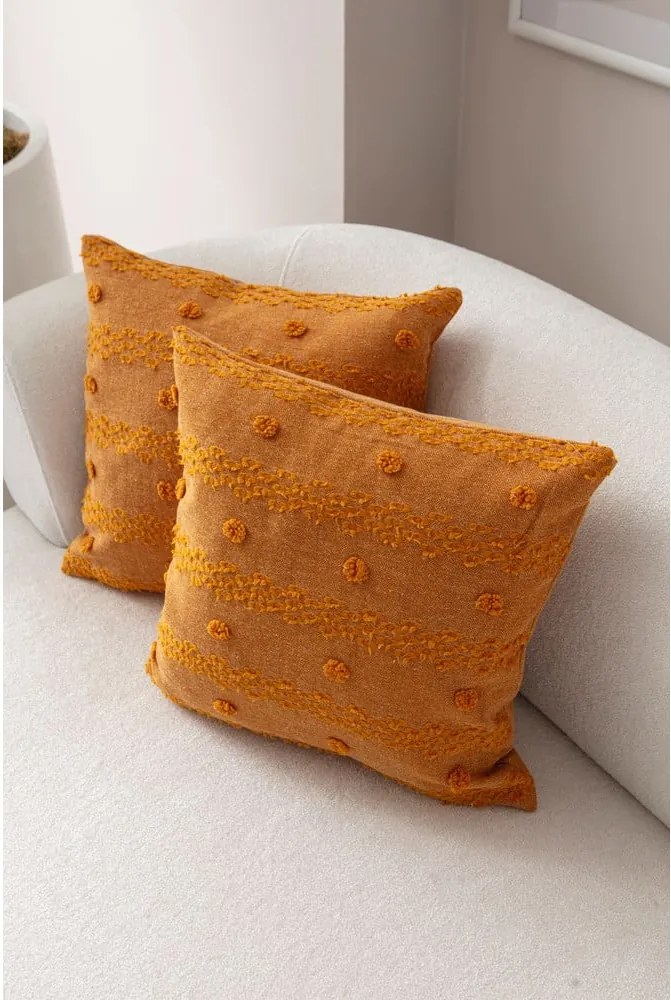 Federe decorative in set 2 pz 43x43 cm Tuffet – Mioli Decor