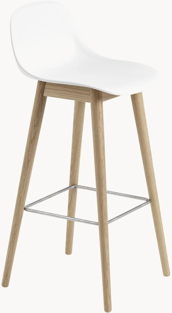 Sedia da bar in legno Fiber