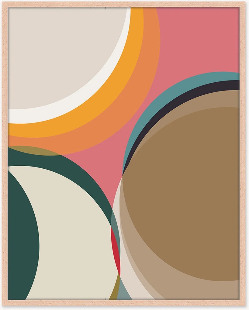 Stampa digitale incorniciata Geometric Art
