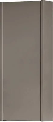 Pensile bagno Niwa cannettato laccato opaco grigio carbone, 1 anta P17 x L30 x H78.5 cm