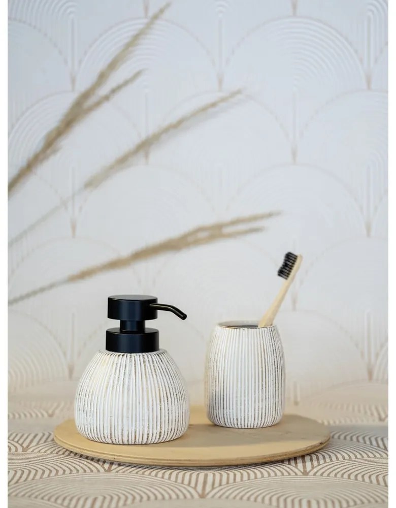 Dispenser per sapone bianco opaco in ceramica 500 ml Pascoli – Wenko