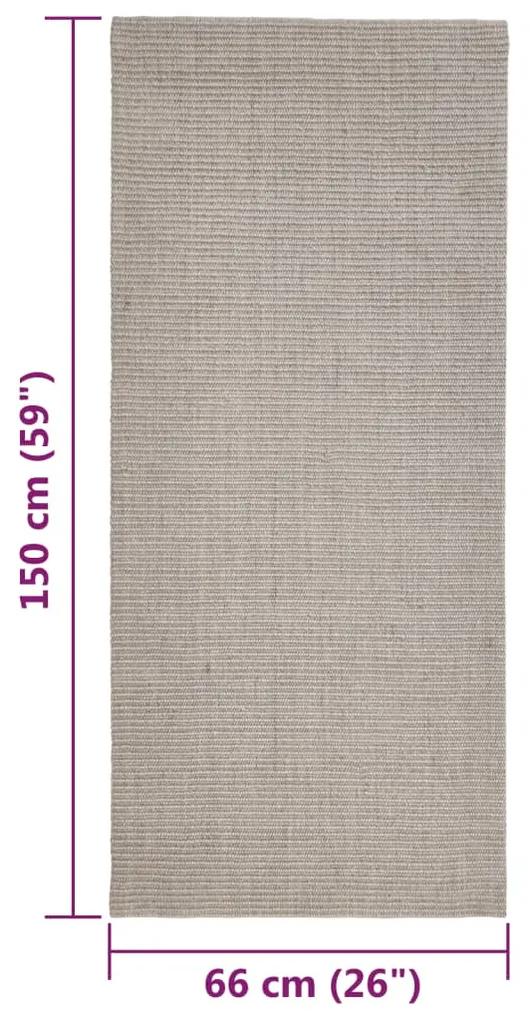 Tappeto in Sisal Naturale 66x150 cm Sabbia