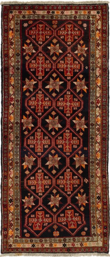 Afshar Tappeto 120x280 (Iran) Annodato A Mano