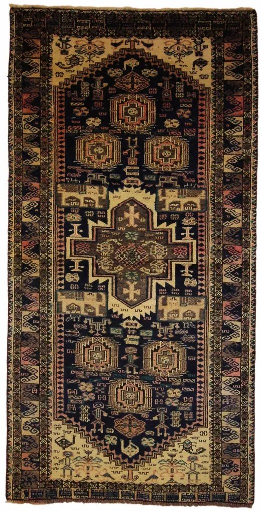 Beluch Tappeto persiano 100x190 (Iran)