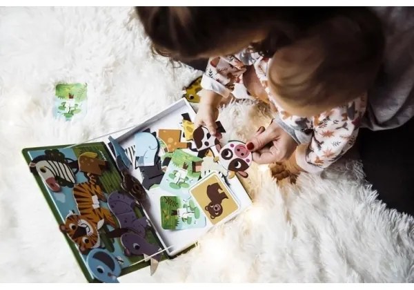 Janod - Gioco magnetico interattivo MAGNETIBOOK animali