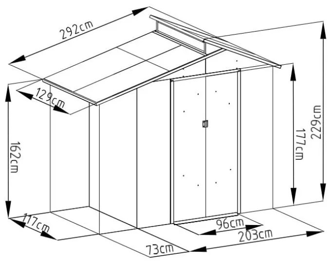 Casa giardino Oscar E-A - Rojaplast
