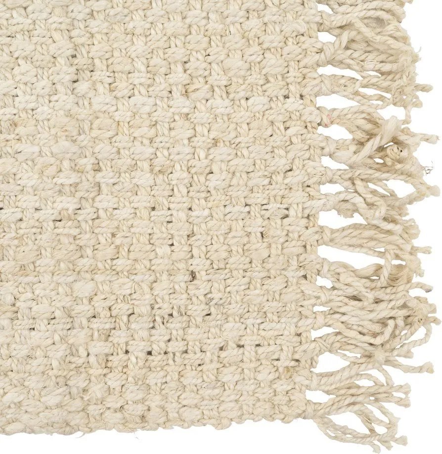 Tappeto color crema in iuta 160x230 cm Altea – Ixia