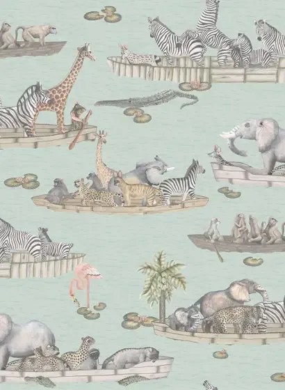 Tapete Zambezi von Cole & Son - Blue