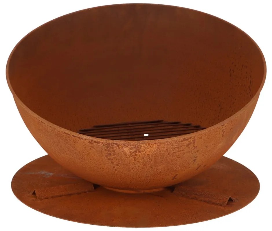 Caminetto con decoro arrugginito Moon - Esschert Design