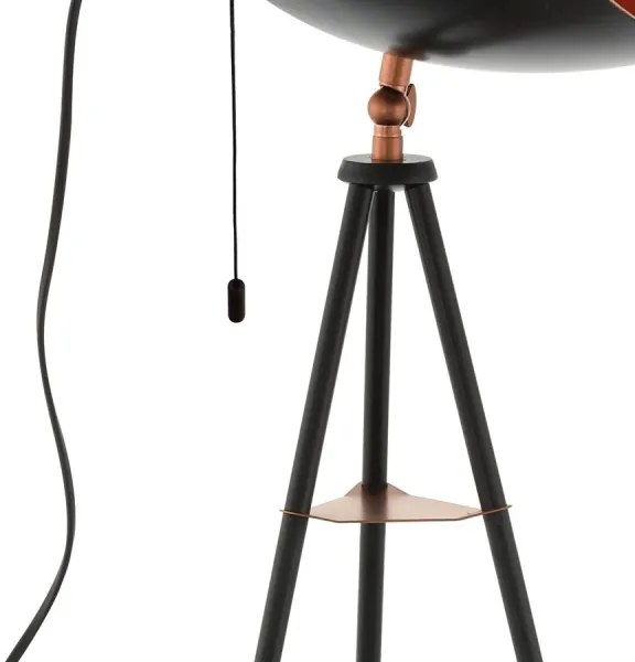 Eglo 49386 - Lampada da terra CHESTER 1xE27/60W/230V