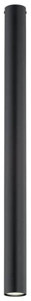 Plafoniera TECNO 1XXL da soffitto, base GU10, Nera Colore del corpo Nero