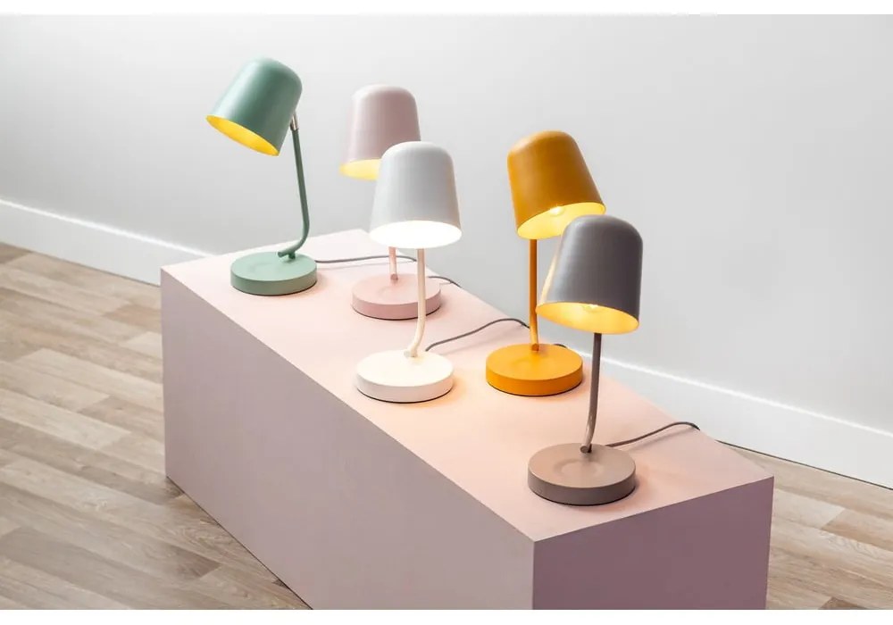 Lampada da tavolo grigia (altezza totale 38,5 cm) Encantar – Leitmotiv