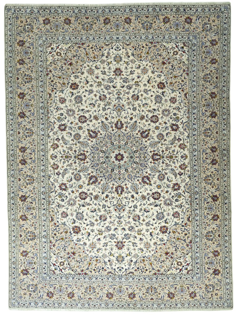 Kashan Tappeto persiano 290x400 Beige (Iran) Annodato A Mano