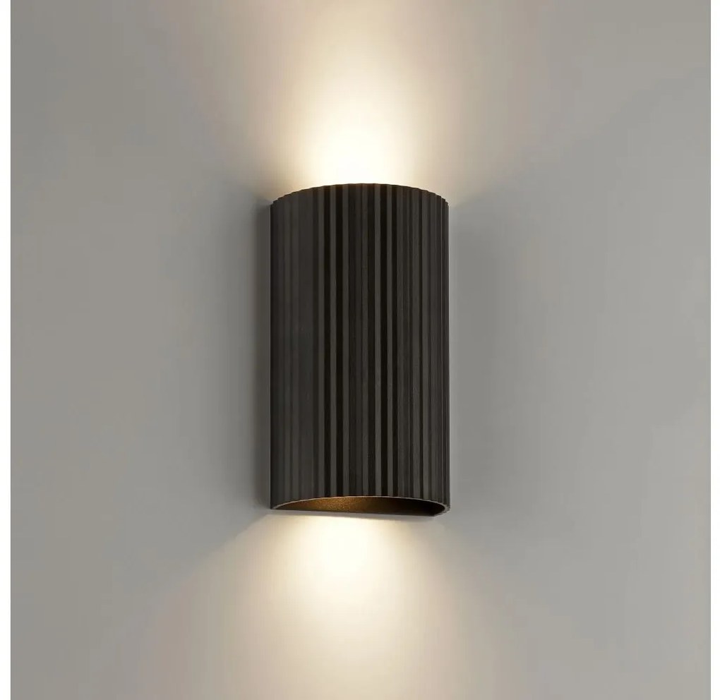 Brilliant - Applique UNDULA 2xGU10/10W/230V nero