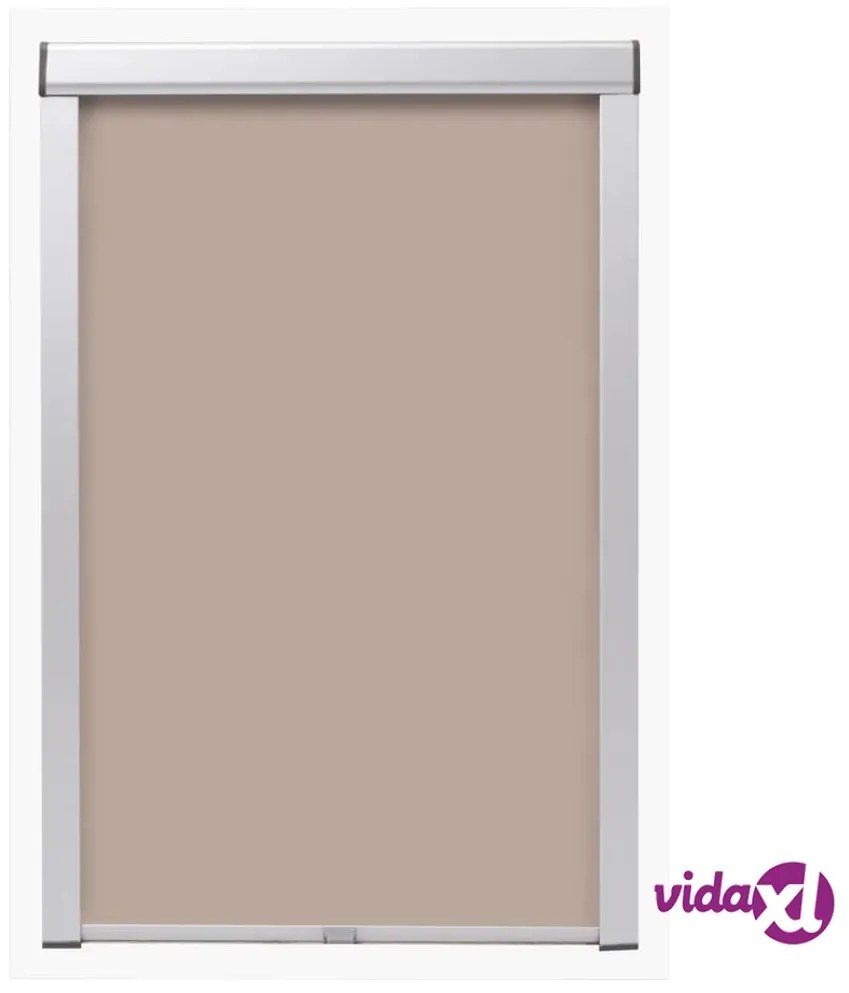 vidaXL Tenda a Rullo Oscurante Beige C02