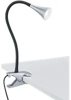 Lampada da Studio a Morsetto Pinza Flessibile Alluminio 25 cm Viper GD Trio