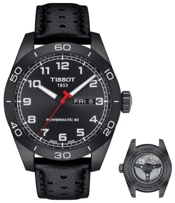 Orologio Uomo Tissot PRS 516 POWERMATIC 80 Nero