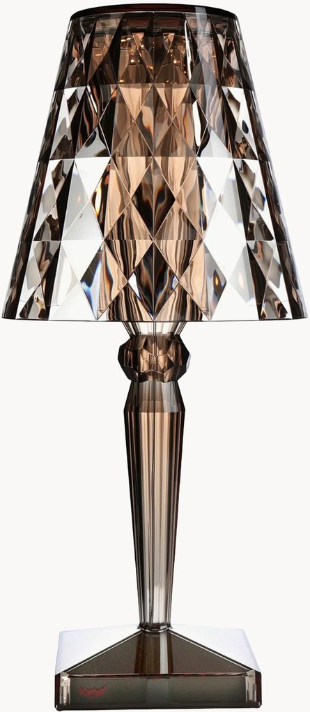 Lampada da tavolo portatile a LED con luce regolabile Big Battery, alt. 37 cm