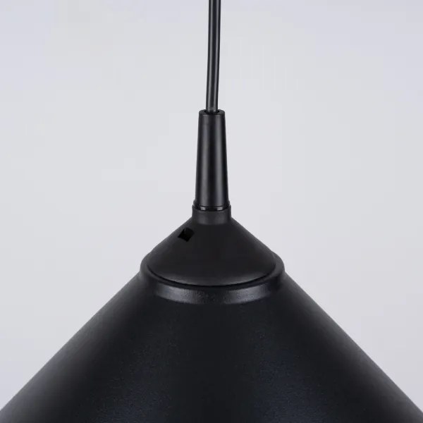 Sollux SL.1326 - Lampadario a sospensione con filo ZUMA 1xE27/15W/230V diametro 30 cm nero