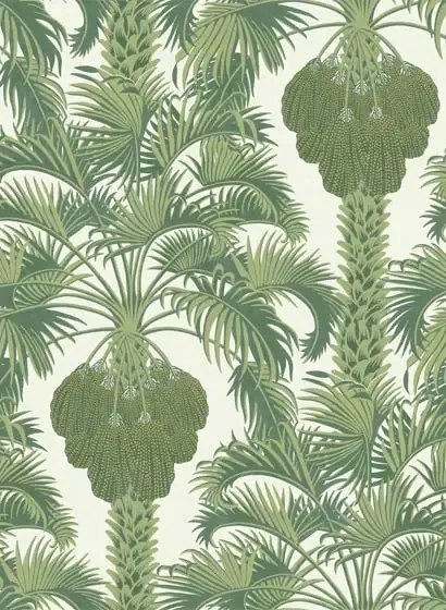 Cole & Son Carta da parati Hollywood Palm - Leaf Green